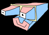 Look Here Blink GIF