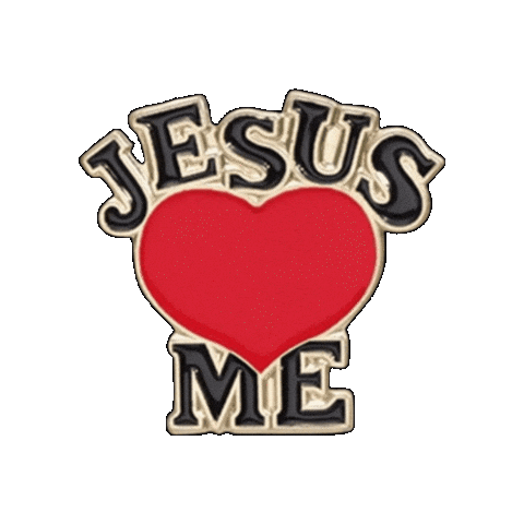 pinnedpins heart jesus christian pin Sticker