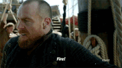 season 4 fire GIF by Black Sails