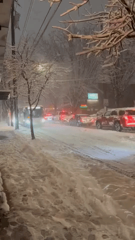Record-Breaking Snow Piles Up in Portland