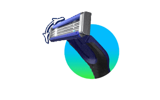 Gillettesingapore vibe shave shaving razor Sticker