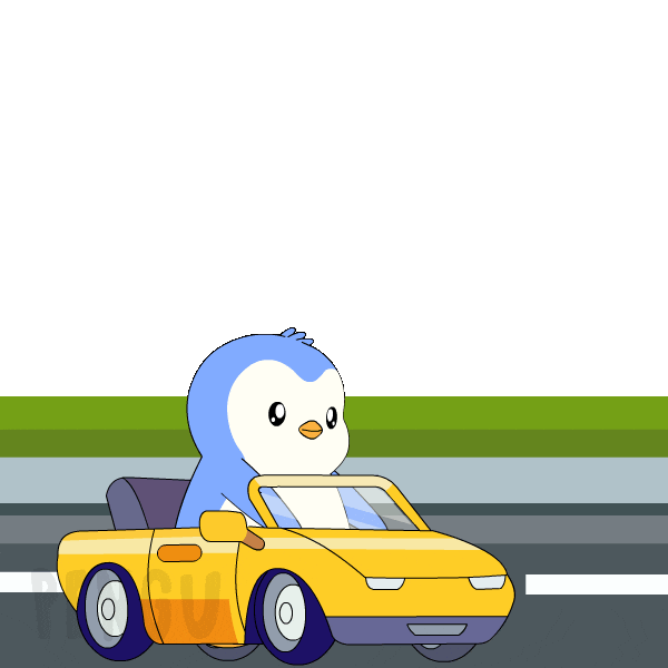 Driving Washington Dc Sticker by Pudgy Penguins