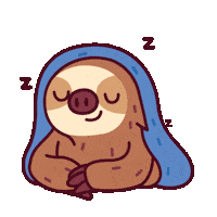 Sleep Dreaming Sticker by Sloooths
