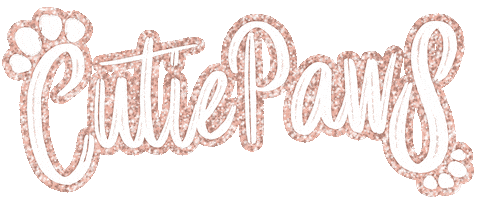 cutiepaws giphyupload logo glitter atlanta Sticker