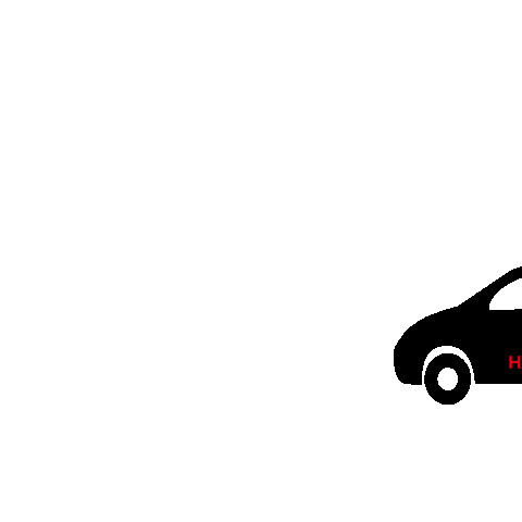 Car Driving Sticker by TRIGEMA