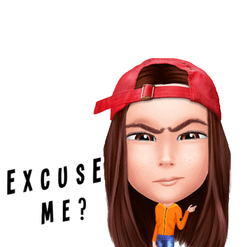 Excuse Me Valeriaareynoso Sticker by Genies