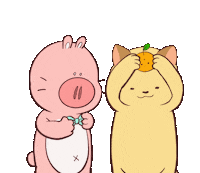 mr_ropig cat pig ropig 兔子豬先生 Sticker