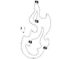 Fire Sticker