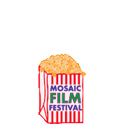 Pop Corn Sticker by Mosaic Festivals of Arts and Culture