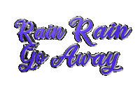 raining go away Sticker