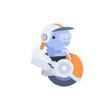 discordofficial space bike discord fast Sticker