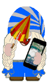 Heavy Rain Gnome Sticker