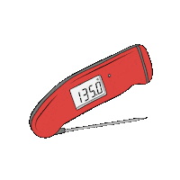 Pork Butt Cooking Sticker by ThermoWorks