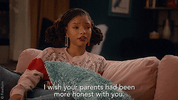 Chloe Bailey Reaction GIF by grown-ish