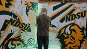 Volleyball Bison GIF by NDSU Athletics