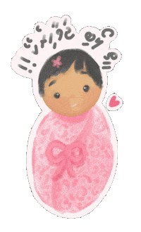 Sprinklingpastels love you pregnancy daughter baby girl Sticker