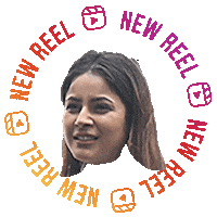 Shehnaaz Sticker by BORN ON INSTAGRAM