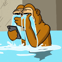 Sad Oh No GIF by Ponke