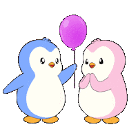 I Love You Kiss Sticker by Pudgy Penguins