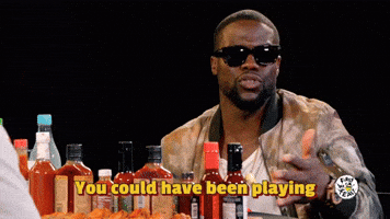 Drowning Kevin Hart GIF by First We Feast