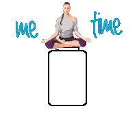 Relax Meditation Sticker by Caseyponthu