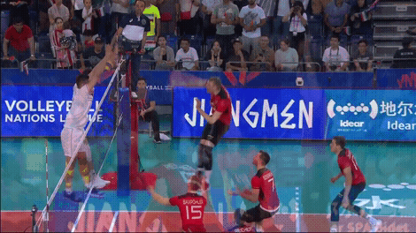 Germany Block GIF by Volleyball World