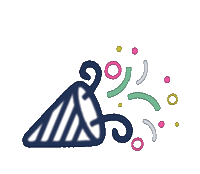 bestfriendsforfrosting celebrate confetti bestfriendsforfrosting melissajohnson Sticker