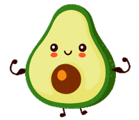 Avocado Sticker by HUULG