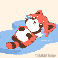 Sad Red Panda GIF