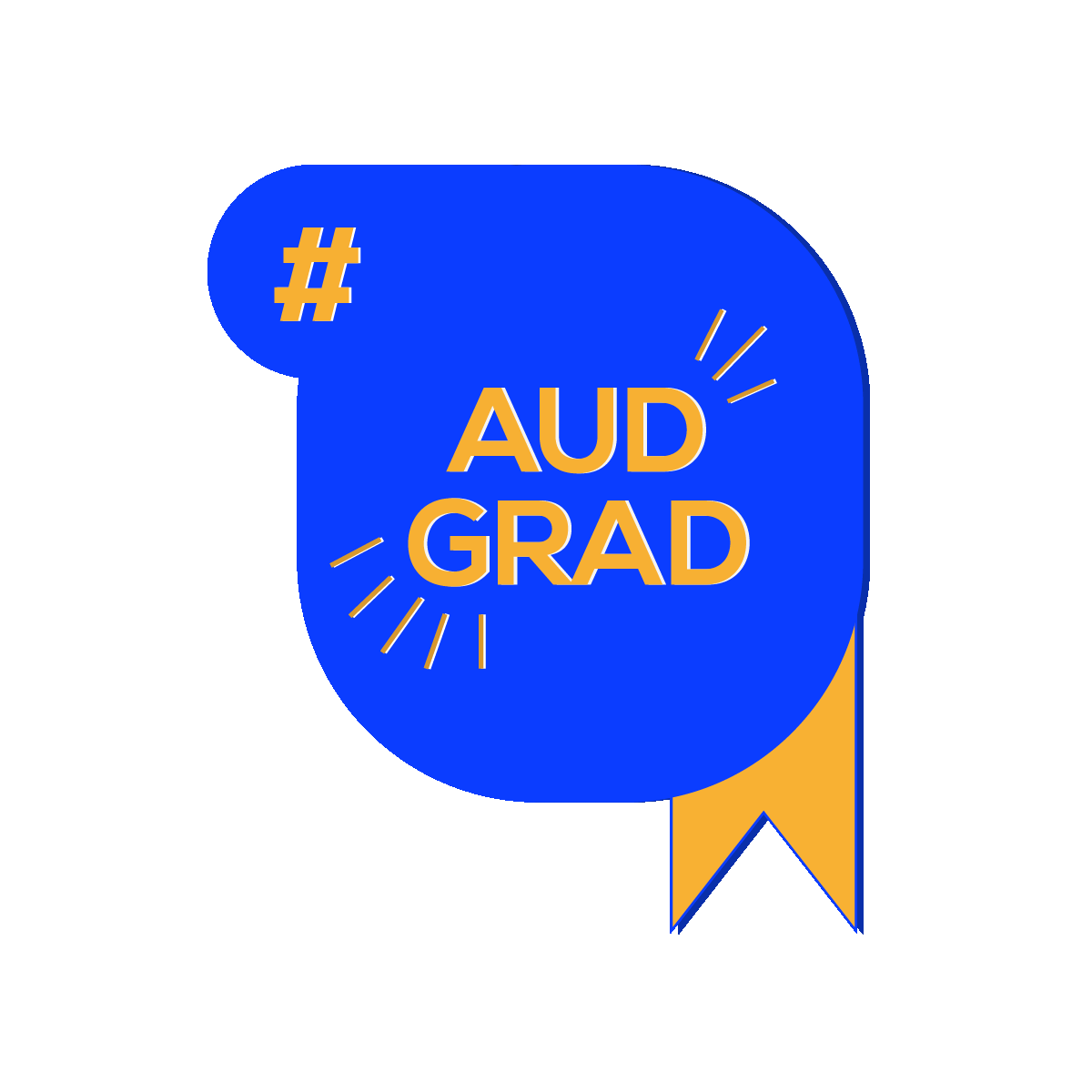 Audubai giphyupload aud aud graduation american university in dubai Sticker