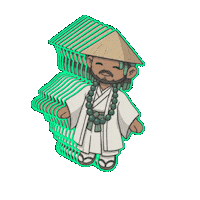 Floating Good Morning Sticker
