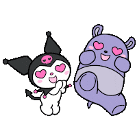 Charming Kuromi Sticker by Sanrio Korea