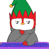 Work Working Sticker by Pudgy Penguins