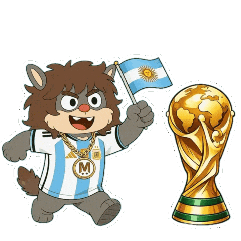Vamos Argentina World Cup Sticker