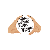 Magic You Are Sticker by Eugeniedbart