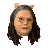 Look Head Sticker by Cherylyn Barnes