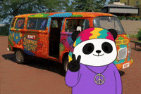 Peace Dancing GIF by Pandu Pandas