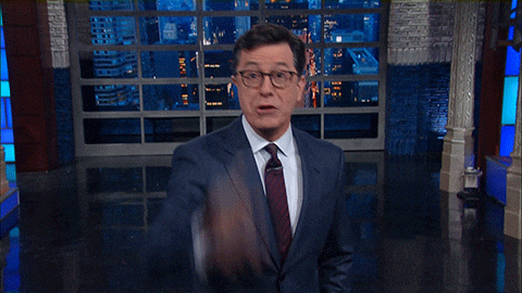 stephen colbert GIF by The Late Show With Stephen Colbert