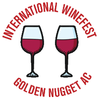 Golden Nugget Wine Sticker by Golden Nugget Atlantic City