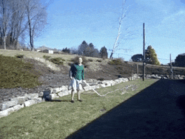 man creates GIF
