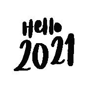New Year Hello Sticker