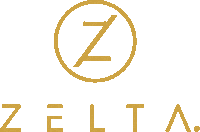zeltadesign logo gold architecture shimmer Sticker