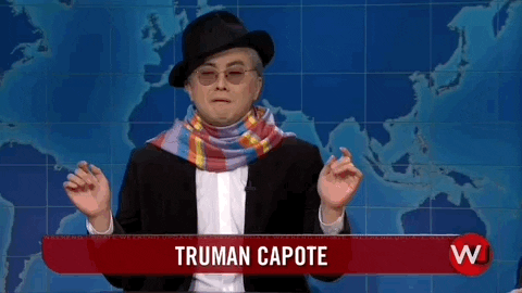 Truman Capote Snl GIF by Saturday Night Live