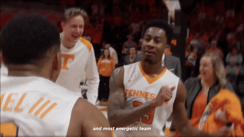 Basketball Orange GIF by Tennessee Athletics