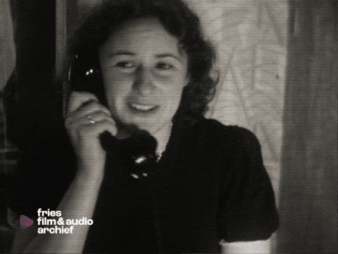 Telephone Phonecall GIF by Fries Film & Audio Archief