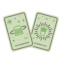 Astrology Tarot Cards Sticker by Shake Shack