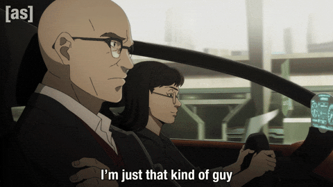 Glasses Driving GIF by Adult Swim