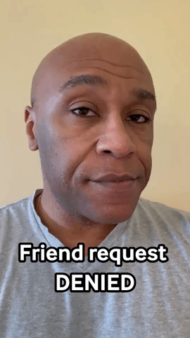 Friend request denied