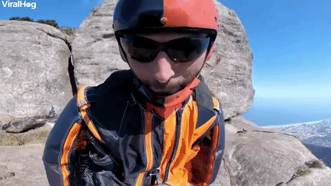 Wingsuit Flight With Treetop Waiting Time GIF by ViralHog