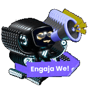 we_ooh happy will alegre engaja Sticker